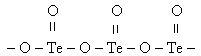 Структурная формула двуокиси теллура